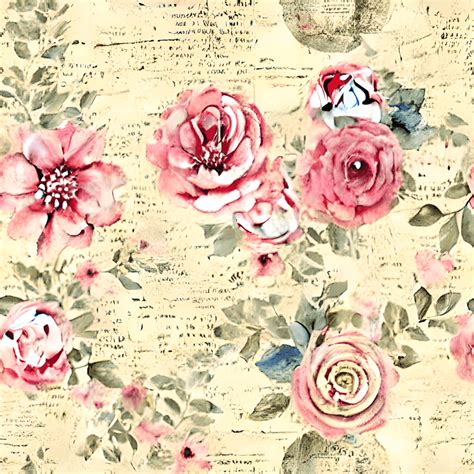 Vintage Scrapbook Background Decorative Paper · Creative Fabrica