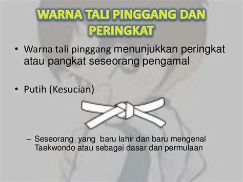 Warna Tali Pinggang Dan Peringkat