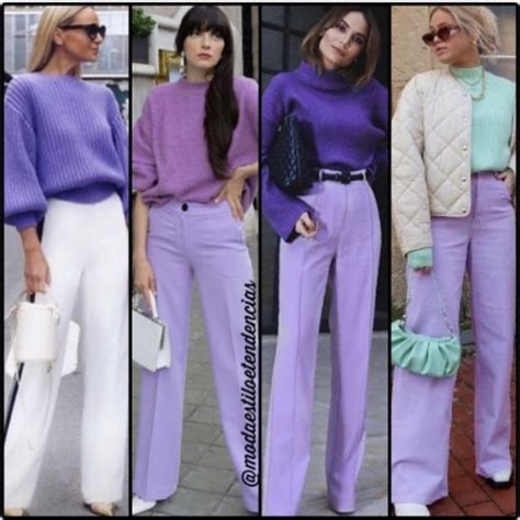 Cal A Lil S Blusa Roxa Purple Pants Outfit Colour Combinations