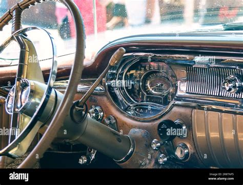 The Stylish interior of a 1950s Oldsmobile Rocket 88 offers timeless ...