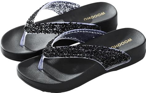 NUGKPRT Chanclas Zapatillas De Mujer Con Plataforma Zapatillas De