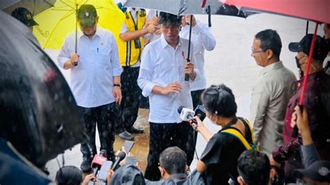 Sudah 2 Kali Jokowi Tinjau Penanganan Banjir Jakarta Di Era Pj Gubernur