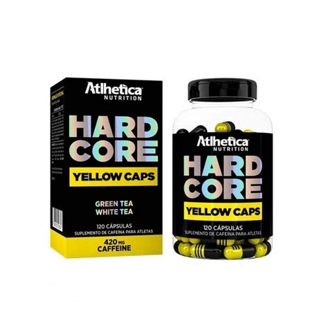 Hardcore Yellow Capsulas Atlhetica Nutrition Shopee Brasil