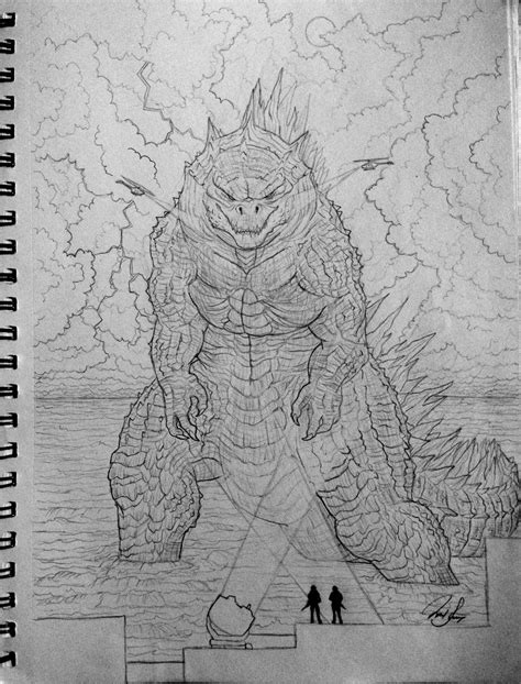 How To Draw Godzilla 2014