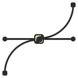 Bezier curva Iconos Diseño y Desarrollo