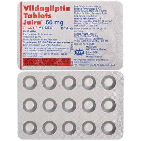 Jalra 50mg Tablets At ₹ 29040strip Vildagliptin Tablets In Nagpur