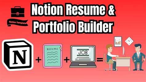 New Template Release Notion Resume Portfolio Builder