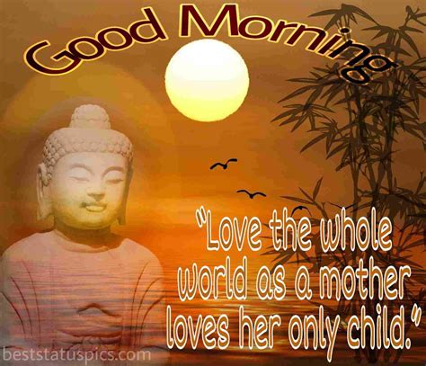 Good Morning Lord Buddha Quotes Images Morning Greetings Morning