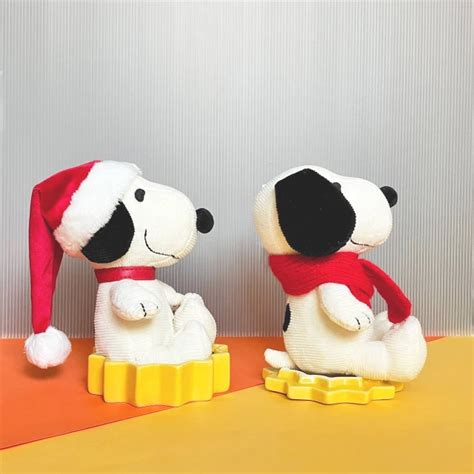 聖誕禮物PEANUTS by BON TON TOYSSnoopy史努比填充玩偶 聖誕狗 17cm LINE 禮物