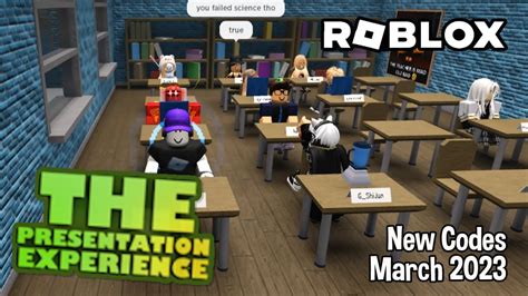 Roblox The Presentation Experience New Codes March Youtube