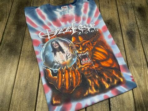 Ozzfest Tie Dye Vintage Tour T Shirt Xl Ozzy O Gem