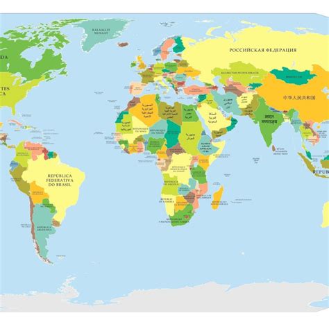 High Resolution Map Of Countries