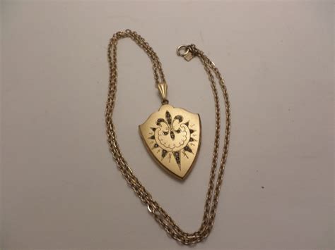 Fantastic Vintage 40 S Emmons Locket Necklace With Original Photos