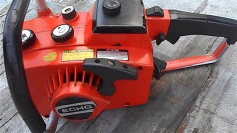 Echo CS 302 Chainsaw Test Run YouTube