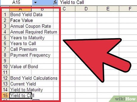 How To Calculate Bond Yield In Excel 7 Steps With Pictures