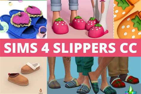 Sims Slippers Cc Cozy Designs To Lounge In We Want Mods