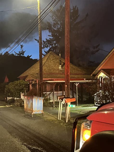 Clallam Bay Fire Department Saves Structure Forks Forum