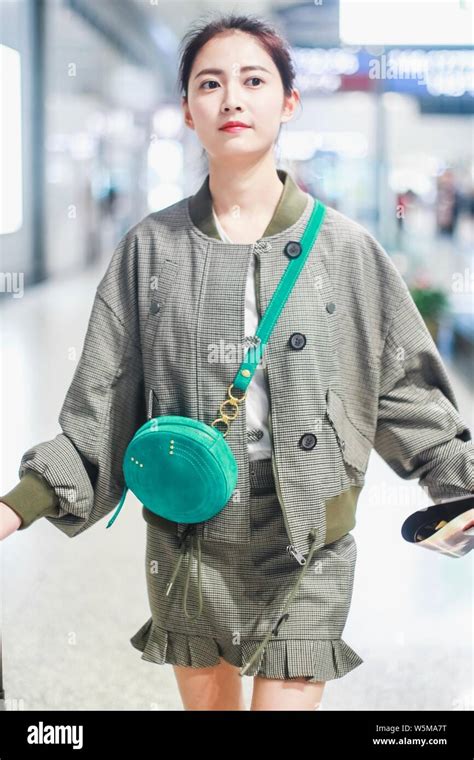 Chinese Actress Yukee Chen Or Chen Yuqi Arrives At The Chengdu