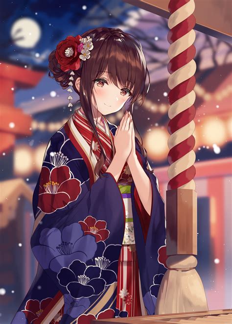 Nh Ng H Nh Nh Anime M C Kimono Tuy T P