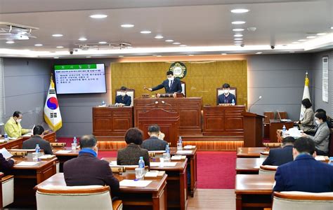 담양군의회 제308회 임시회 개회 담양뉴스