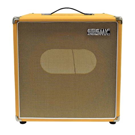 Seismic Audio 12 Guitar Speaker Cabinet Empty 7 Ply Birch 1x12 Cube Cab Orange Tolex