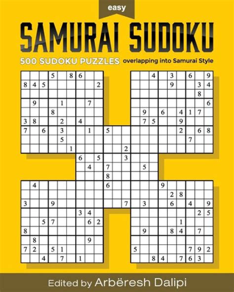 Barnes And Noble Samurai Sudoku Puzzle Book Easy Puzzles