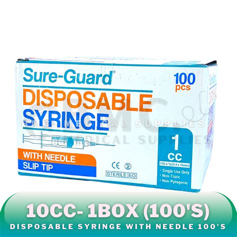 Sureguard Prime Disposable Syringe 100 S Boxs Indoplas Cardinal