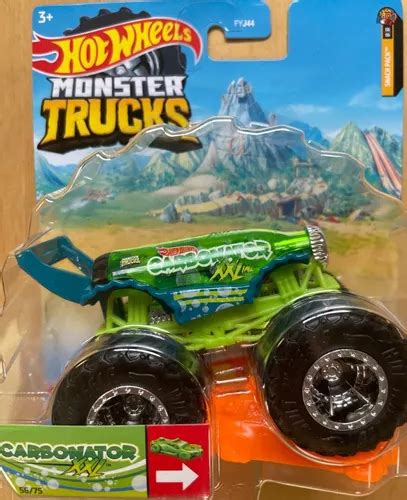 Hot Wheels Monster Trucks Carbonator Xxl Camion Monstruo MercadoLibre