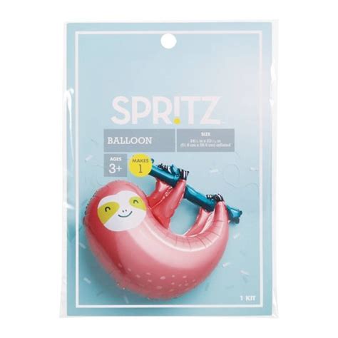 Sloth Print Foil Balloon Spritz™ Target Foil Balloons Spritz Tree