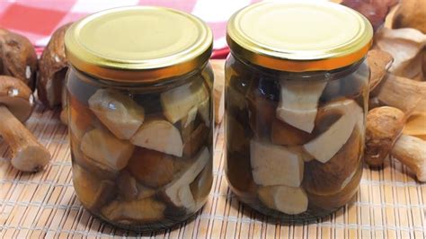 Маринованные белые грибы «Закусочные» — рецепт маринованных белых ...