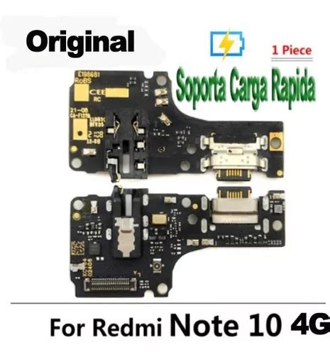 Flex Carga Y Micrófono Xiaomi Redmi Note 10 4g Original Cuotas sin