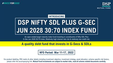 Dsp Mutual Fund On Twitter Introducing Dsp Nifty Sdl Plus