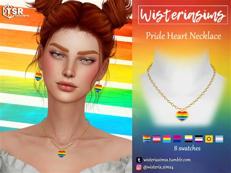 The Sims Resource Pride Heart Necklace