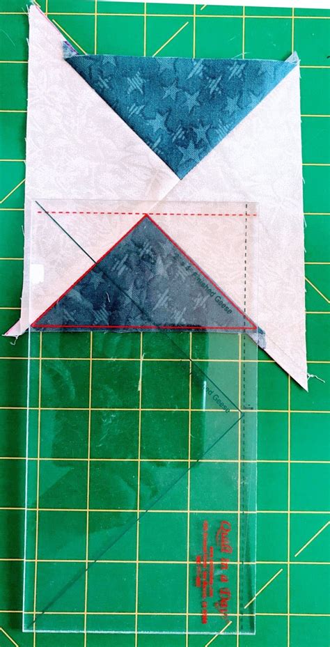 Quilt Tutorial Making Flying Geese Blocks With Qiad Ruler