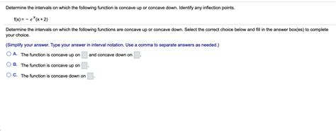 Solved Determine The Intervals On Which The Following