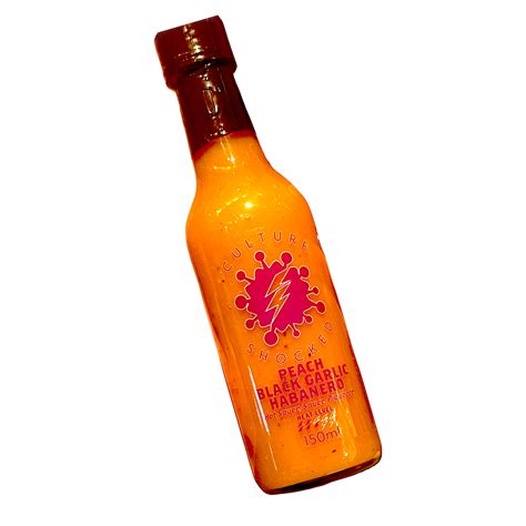 Peach Black Garlic Habanero Hot Sauce Arborist Supply Co Inc