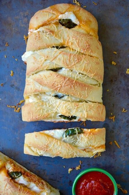 Easy Cheesy Chicken Stromboli Just A Taste