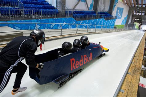 Olympic bobsled team races at Russian GP