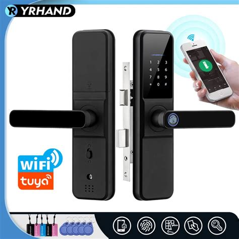 Yrhand Tuya Fechadura De Porta Inteligente Para Casa Aplicativo Wifi