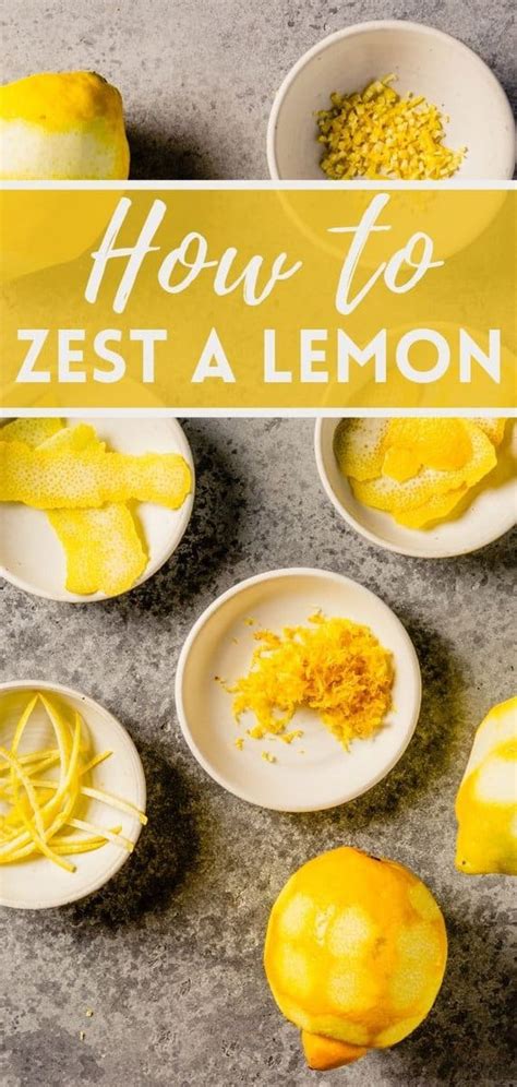 How To Zest A Lemon 6 Easy Ways — Zestful Kitchen