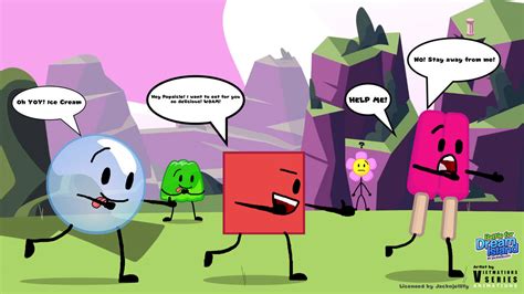 Blocky And Bubble Eat Popsicle Bfdi Comedy Ep4 By Vietmations On