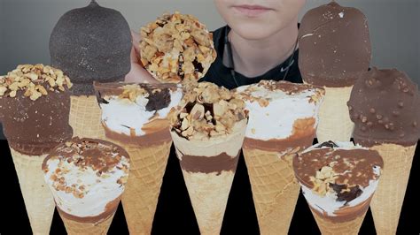 Asmr Ice Cream Cones Haagen Dazs Fatboy Caramel Praline Fudge