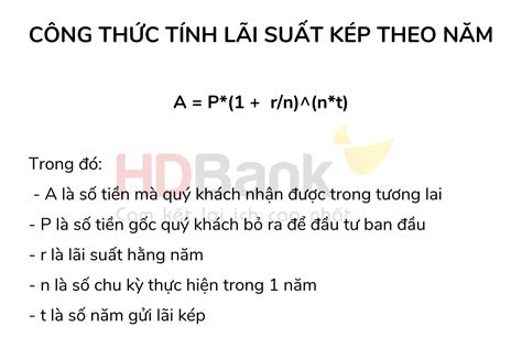 Công thức tính lãi kép theo ngày tháng năm chính xác