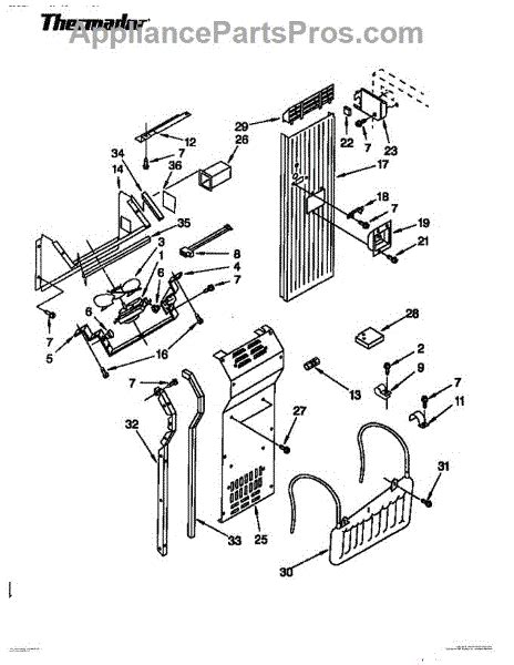 Thermador Refrigerator Parts Diagram - Wiring Diagram Pictures