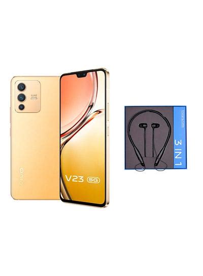 V Dual Sim Sunshine Gold Gb Ram Gb G With Gift Box Middle