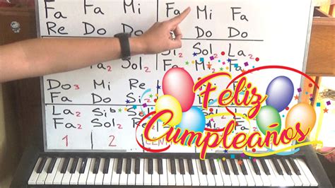 Feliz CumpleaÑos Cantar And Tocar Piano Metodo Facil Pianomau