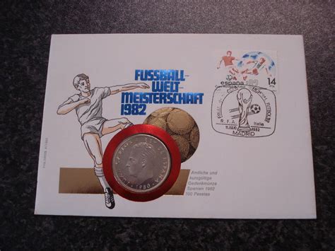 Brief mit Briefmarken und Gedenkmünze Fussball WM 1982 Kaufen auf Ricardo