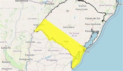 Regi O Sul Enfrenta Alerta De Temporais E Chuvas Fortes Avan O De