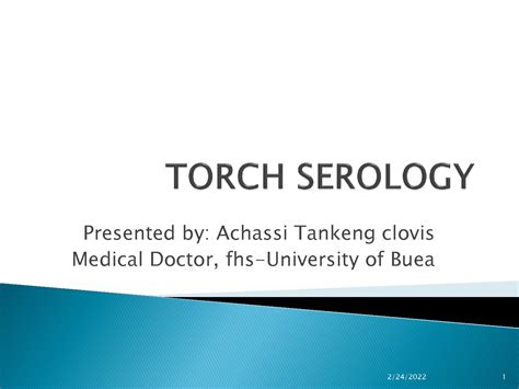 Solution Torch Serology Studypool