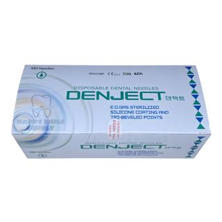 Pcs Denject Dental Needle Disposable Biodent Sterilized Gauge G